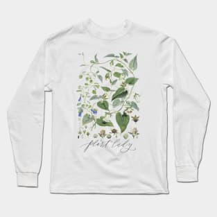 Plant Lady Botanical T Shirt Gardening Gift Long Sleeve T-Shirt